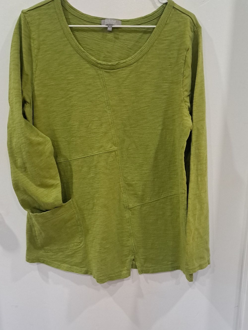 Habitat Olive Green Long Sleeve Pocket Top